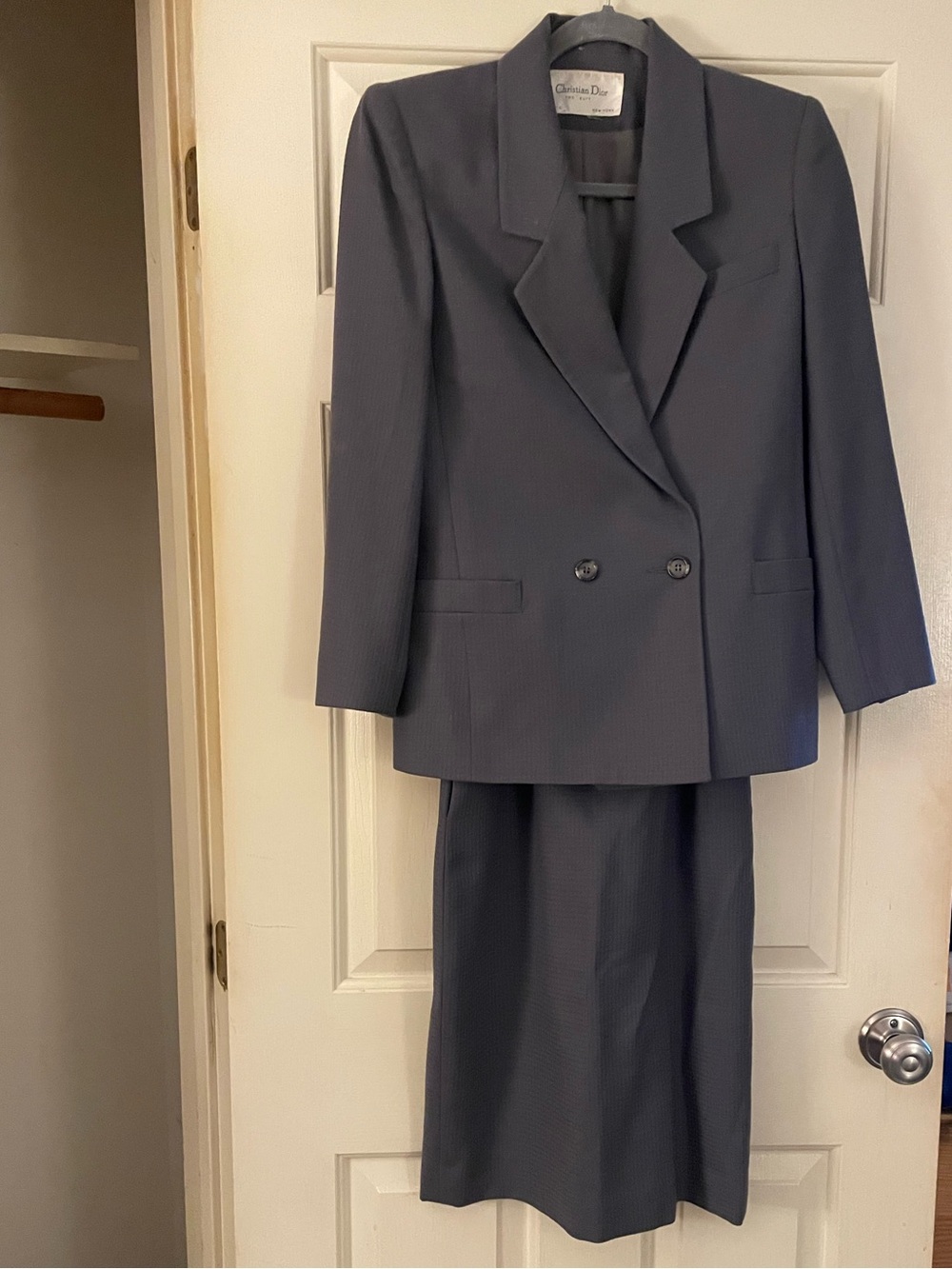 90s Christian Dior Vintage 2pc Skirt Suit